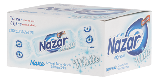 resm Nazar Bikarbonatlı Nane Aromalı Sakız 100'lü