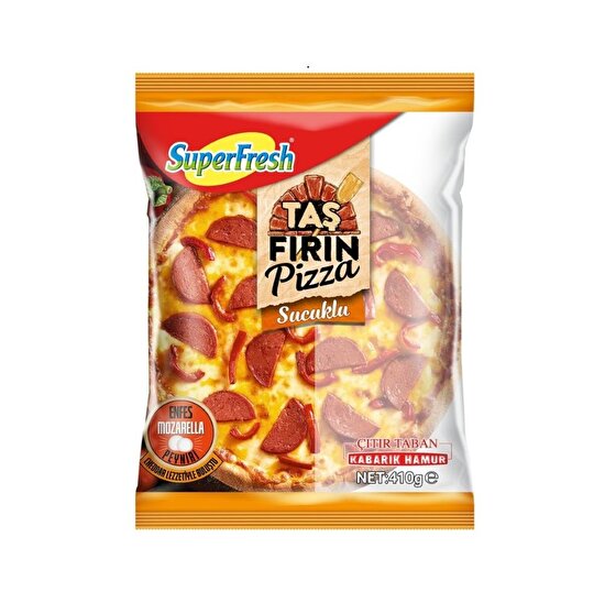 resm Superfresh Taşfırın Sucuklu Pizza 410 Gr