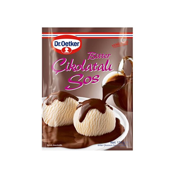 resm Dr.Oetker Bitter Çikolatalı Sos 122g