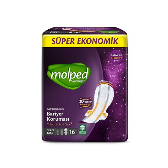 resm Molped Süpernight Süper Eko. S.Gece 16'lı