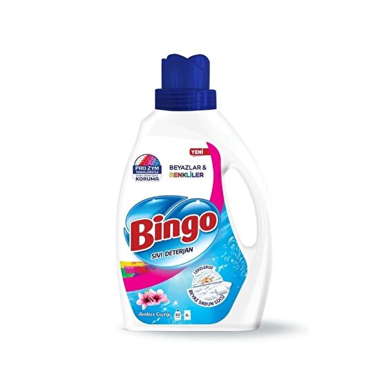 resm Bıngo Sıvı Deterjan Amber Çıçeğı 2600 ml
