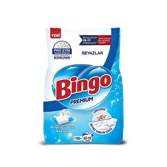 resm Bingo Premium Toz Deterjan 7 Kg Beyazlar