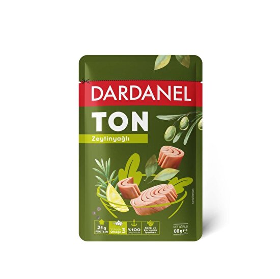 resm Dardanel Ton Balığı Z.Yağlı Poşet 80 Gr