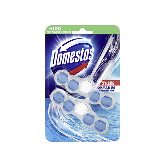 resm Domestos Wc Blok 5'li Güç Okyanus Ferahlığı 100g