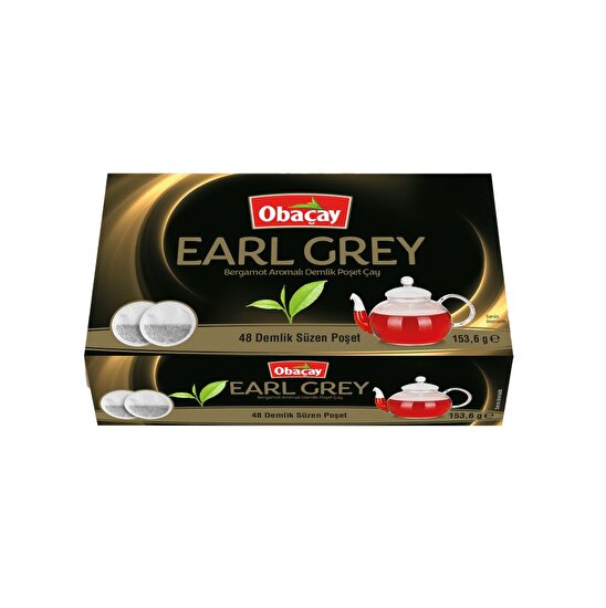 resm Obaçay 3,2 Earl Grey Poşet Çay 48'Li