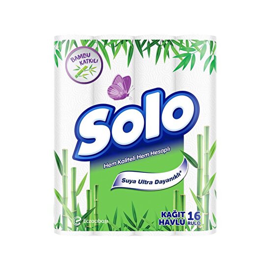resm Solo Kağıt Havlu Bambu Özlü 16'lı