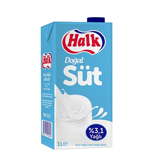 resm Halk %3,1 Yağlı Süt 1 L