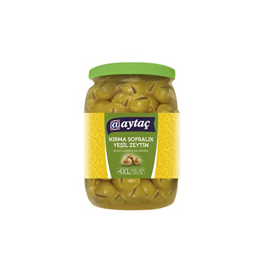 resm Aytaç Kırma Yeşil Zeytin C 4XL (141-160) 400 g
