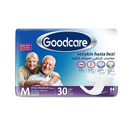 resm Goodcare Yetişkin Bezi Medium 2020 30'lu