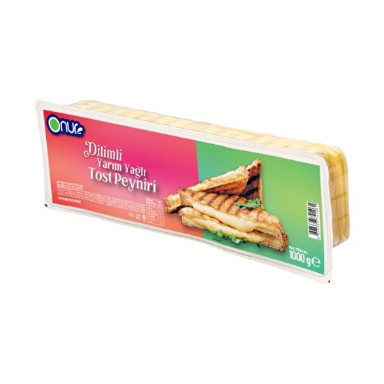 resm Onur Yarım Yağlı Dilimli Tost Peyniri 1000 g
