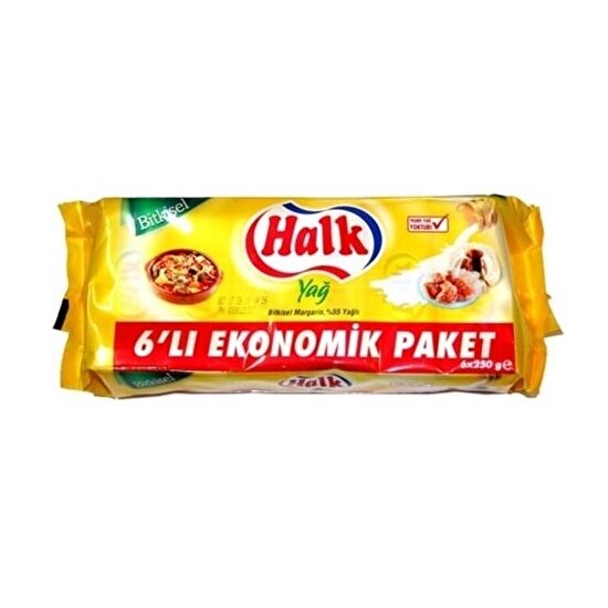 resm Halk Paket Margarın 6x250 g