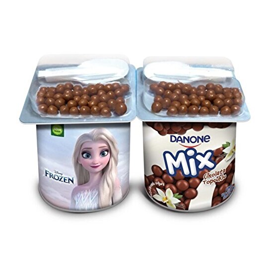 resm Danone Mix Çikolata Vanilya Aromalı Yoğurt 2x90g