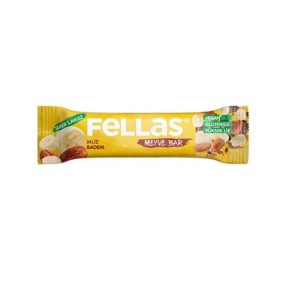 resm Fellas Muz ve Badem Bar 35 G