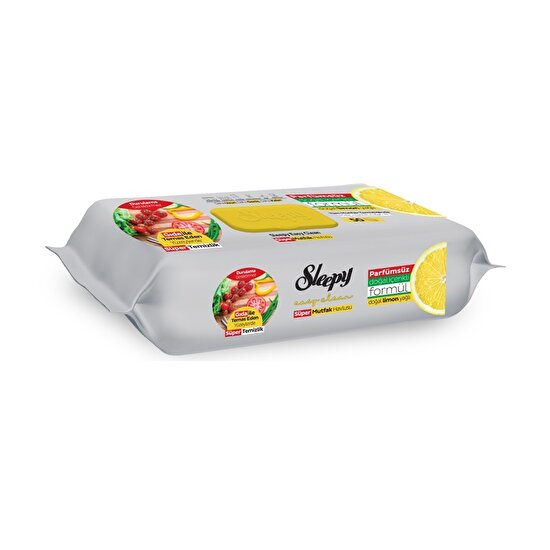 resm Sleepy Mutfak Havlusu Limon 50'li