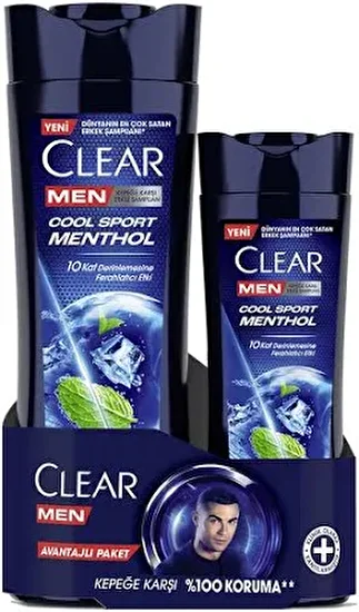 resm Clear Men Cool Sport Şampuan 350+180 ml