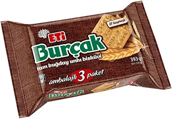resm Eti Burçak Bisküvi 3'lü 393 g
