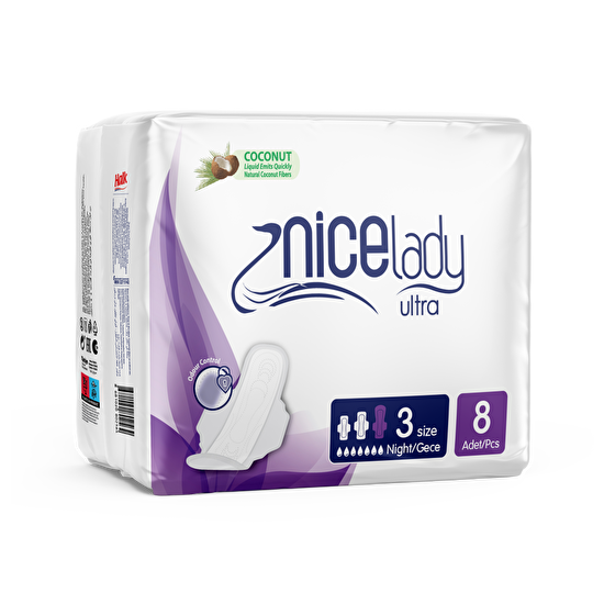 resm Nicelady Ultra Ped Gece 8'li