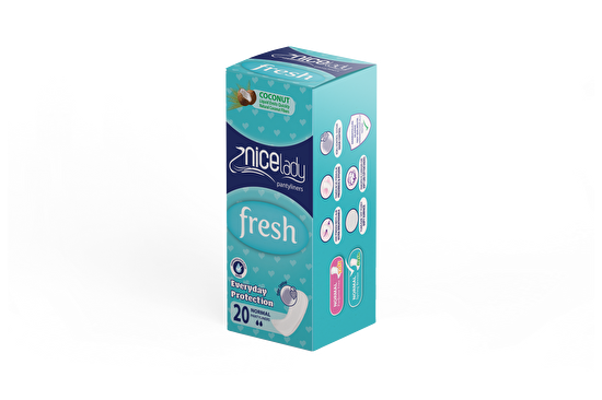 resm Nicelady Günlük Ped Normal 20'li-Fresh
