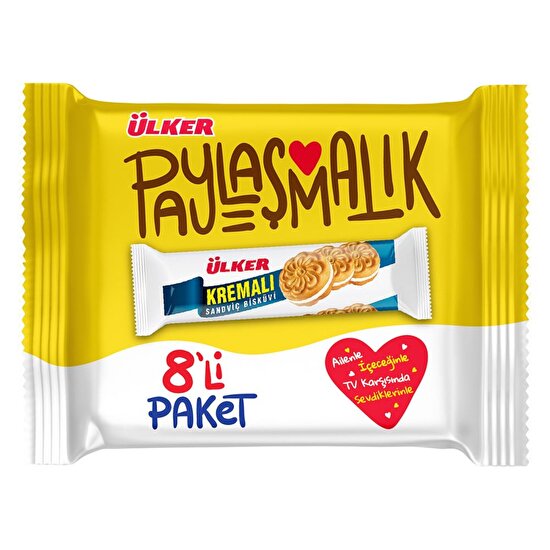 resm Ülker Kremalı Sandviç Bisküvi 8x61 g