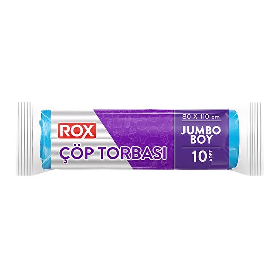 resm Rox Çöp Torbası Jumbo Boy 80X110 Cm 10’Lu