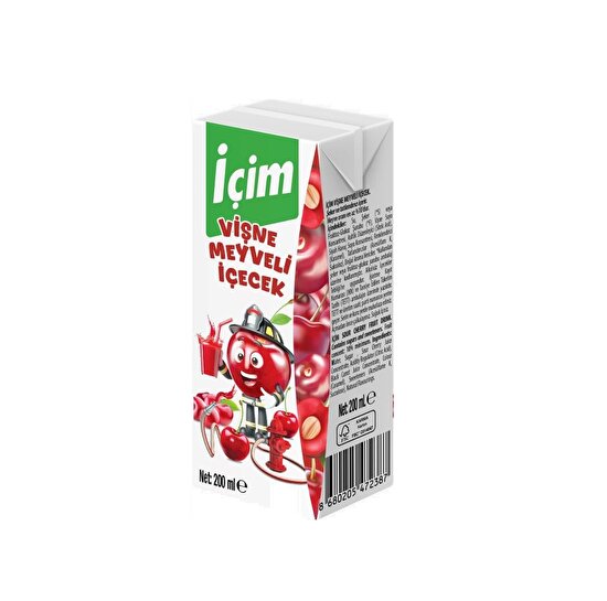 resm İçim Vişne Meyveli İçecek 200 ml 27'li