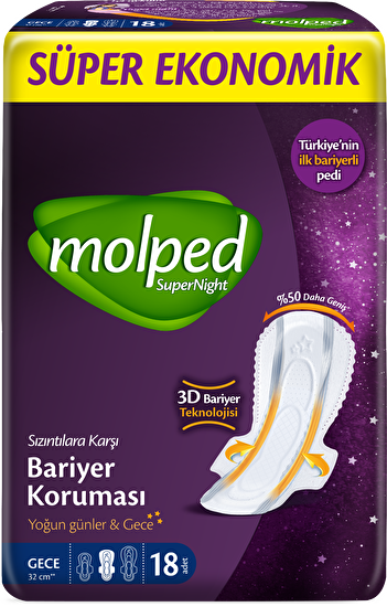 resm Molped Süpernight Süper Eko. Uzun 18'li