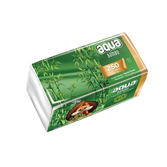 resm Aqua Bambu Çek Al Mendil 250'li