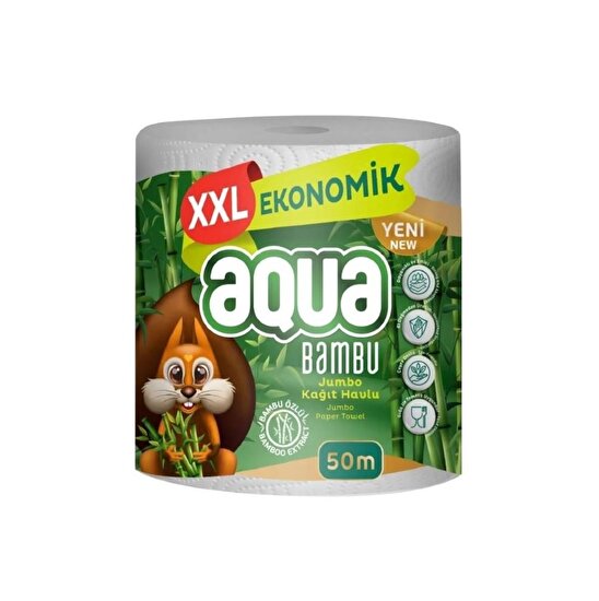 resm Aqua Bambu Dev Kağıt Havlu 1=5