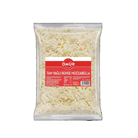 resm Ömür Tam Yağlı Rende Mozzarella 2 Kg