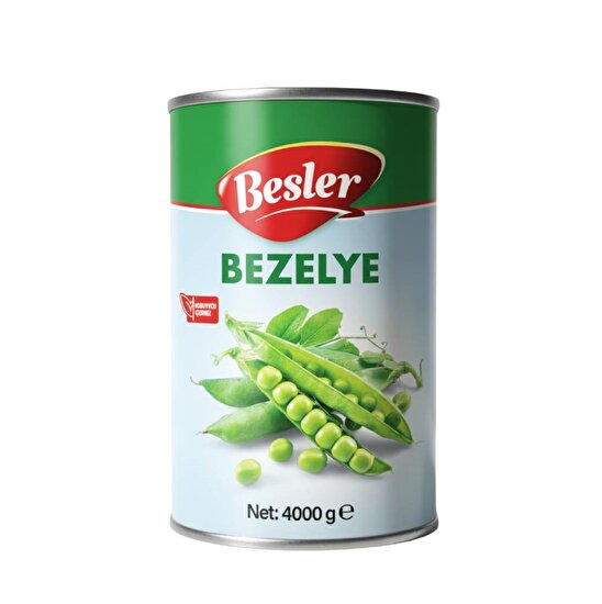 resm Besler Bezelye Konservesi 4000 g