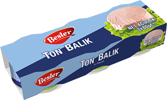 resm Besler Mutfak Ton Balığı 3x80 g