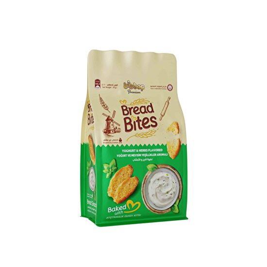 resm Bread Bites Yoğurt ve Mevsim Yeşillikli Ekmek Kıtırı 70 g