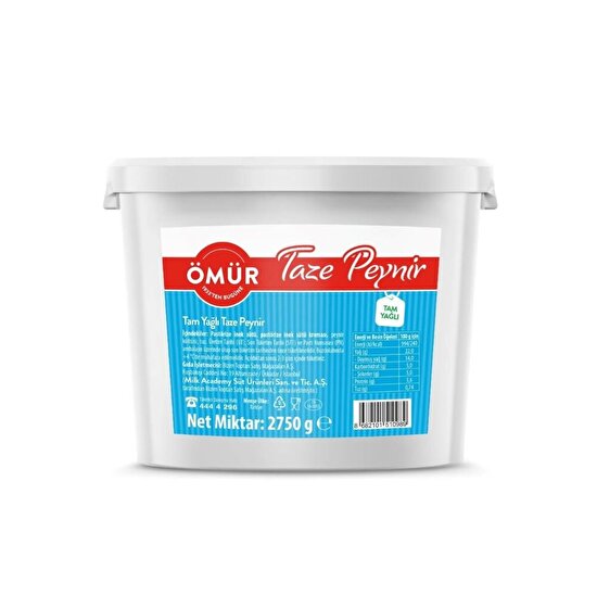 Ömür Taze Peynir 2750 G