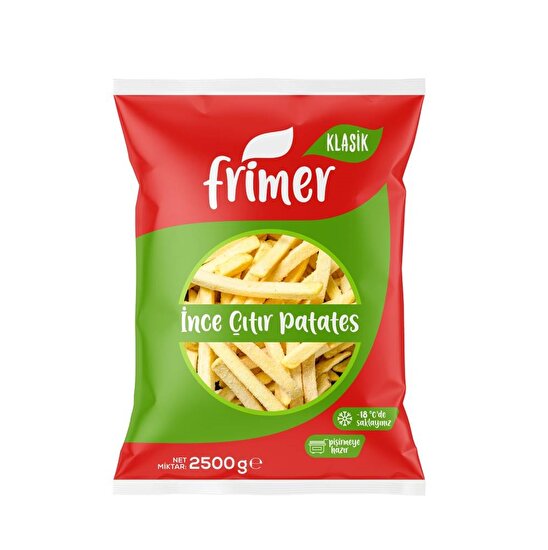 resm Frimer Dondurulmuş Patates 7x7 2,5 Kg