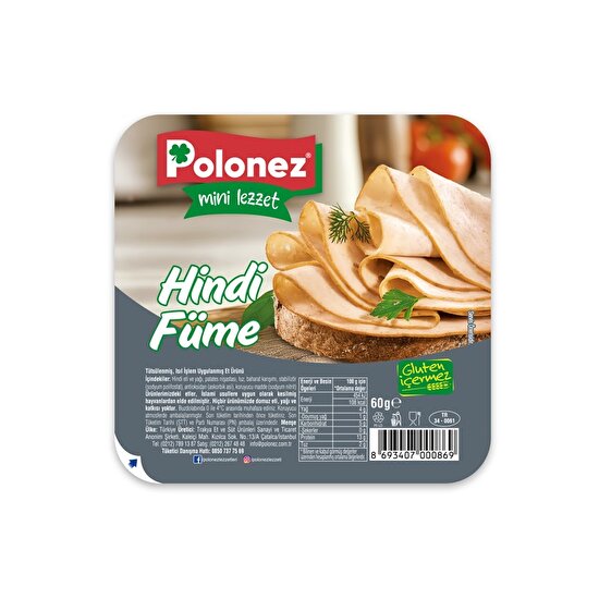 resm Polonez Mini Lezzet Hindi Füme 60g