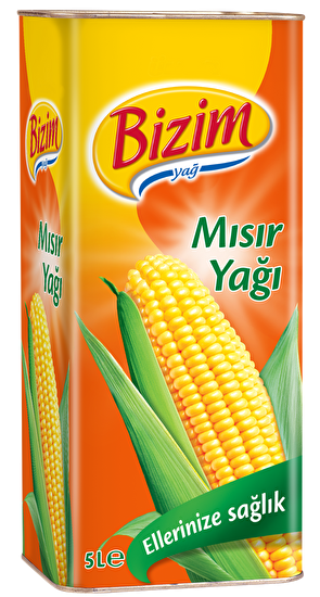 Bizim Mısır Yağı Teneke 5 L