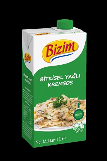 Bizim %20 Bitkisel Yağlı Kremsos 1 L